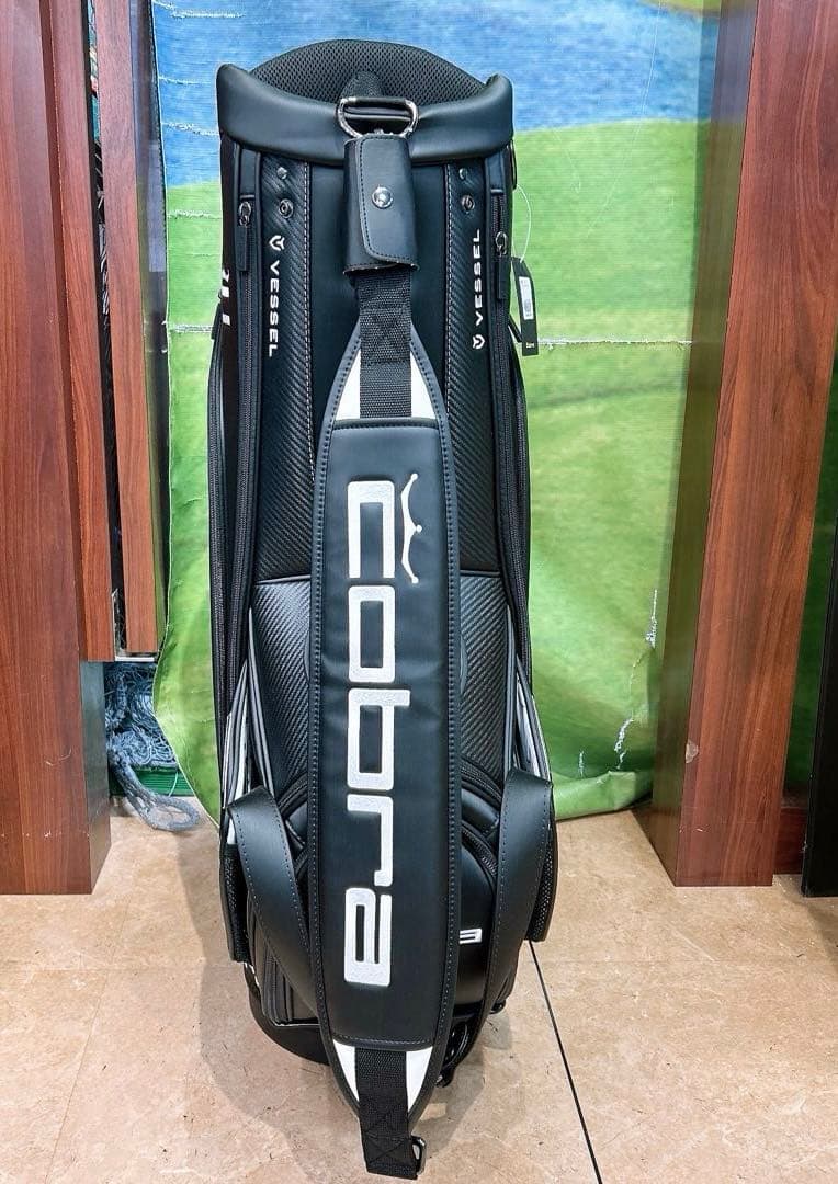 Cobra Vessel キャディバッグ ブラック/ホワイト　新品