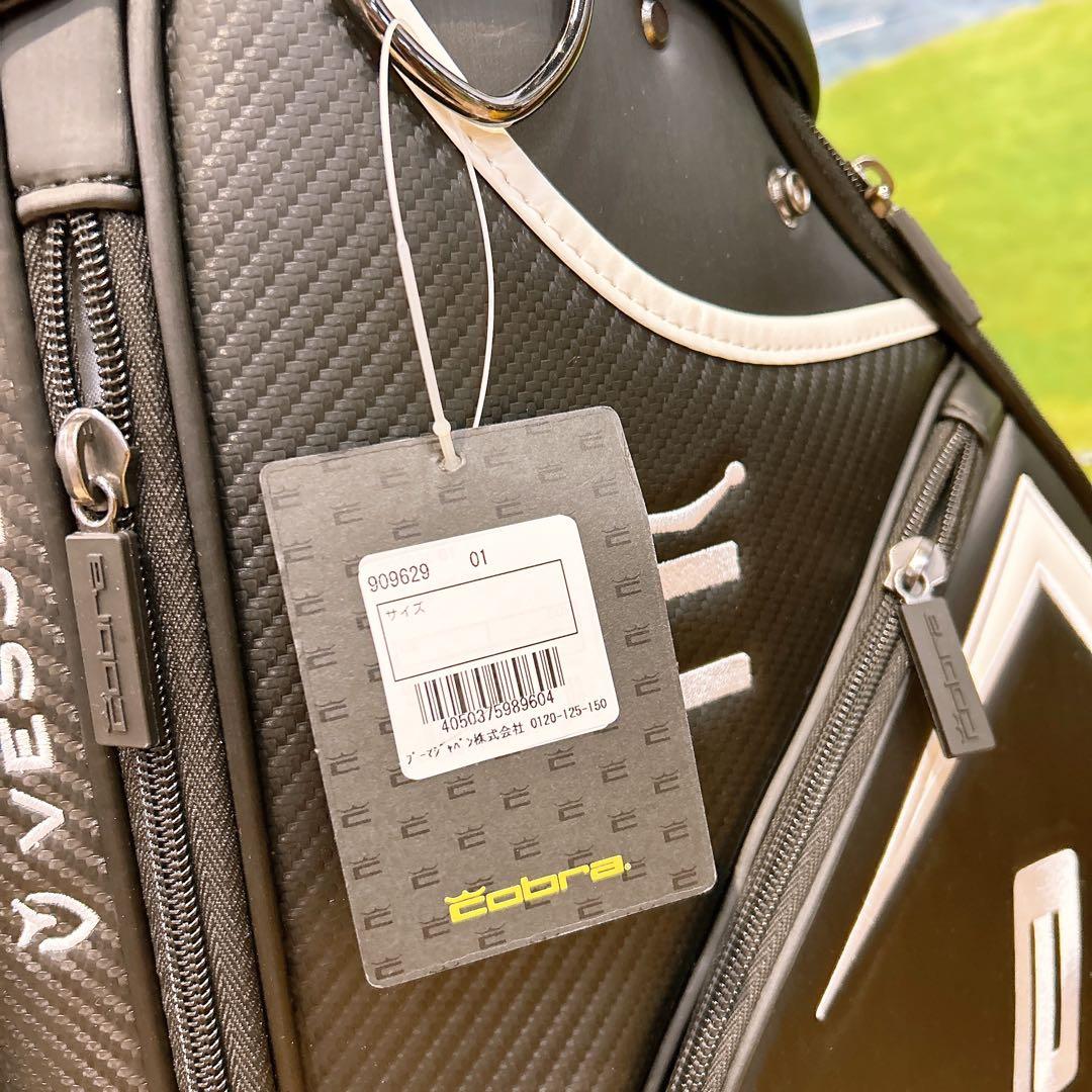 Cobra Vessel キャディバッグ ブラック/ホワイト　新品