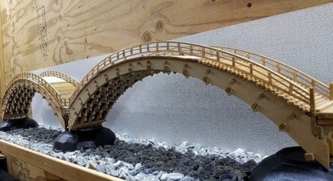 リアル錦帯橋模型