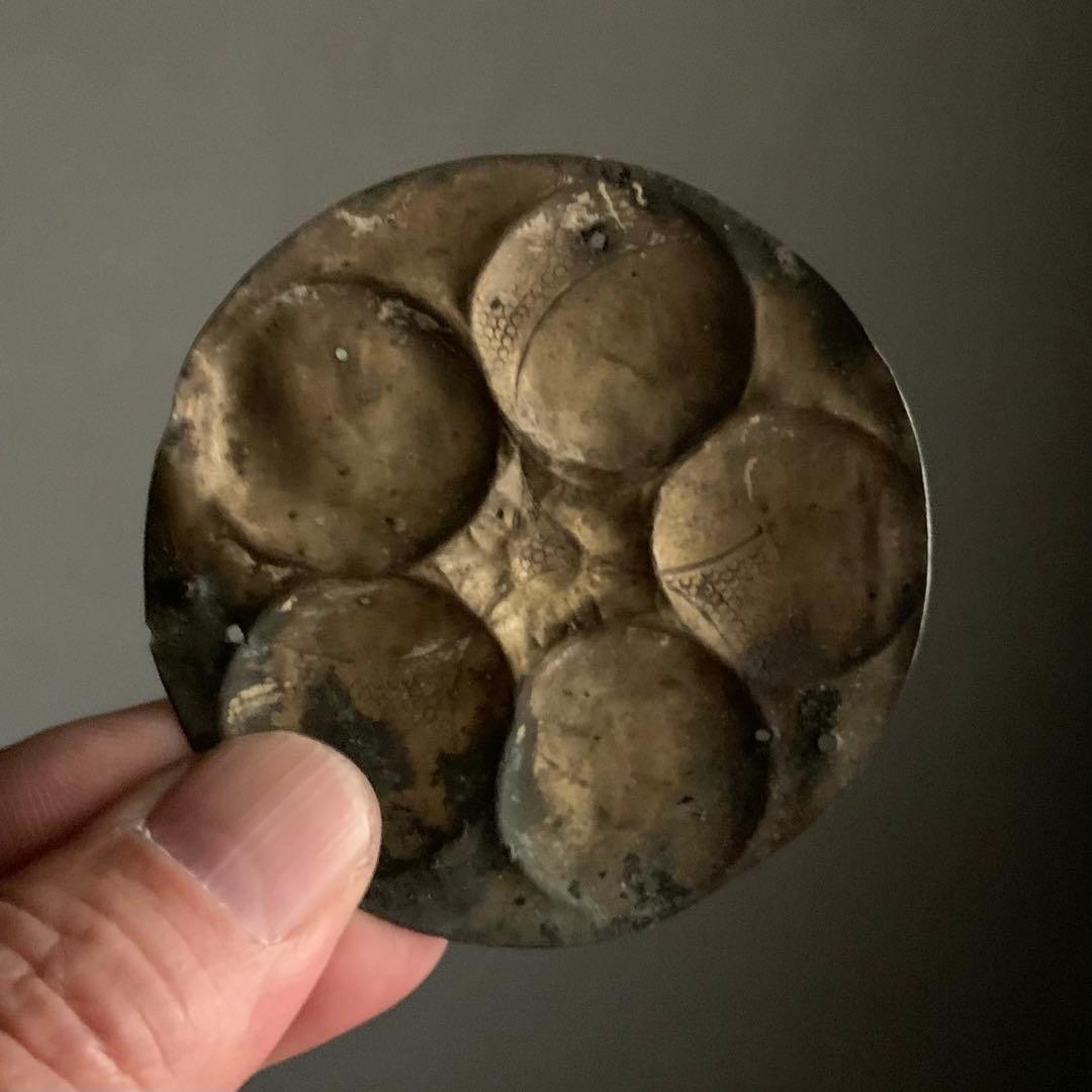 古銅 装飾品 梅鉢文 古美術 寺院装飾品 古道具 アンティーク