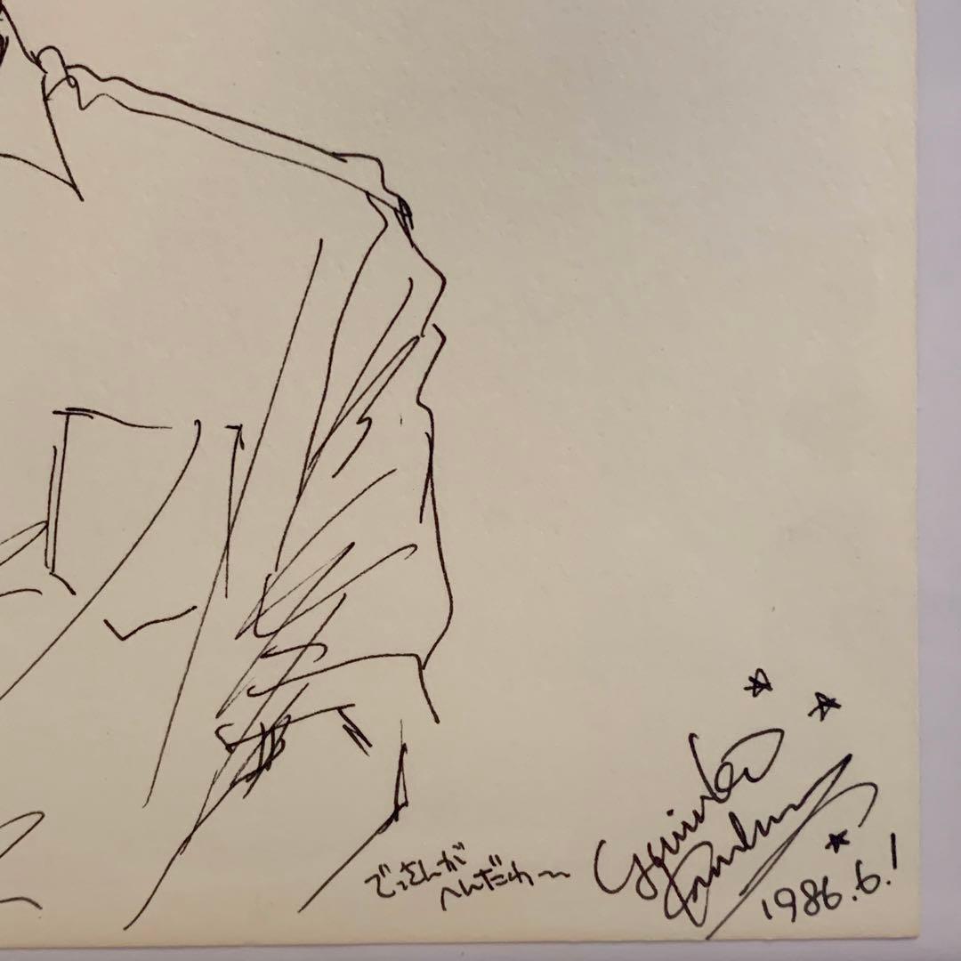 【直筆イラスト・直筆サイン入り】川原由美子　直筆原画　観葉少女　プランツドール