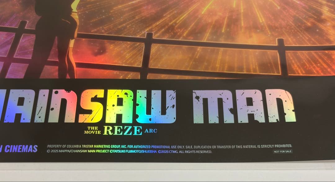 チェンソーマン　韓国　映画　特典　レゼ　 A3ポスター　2枚セット