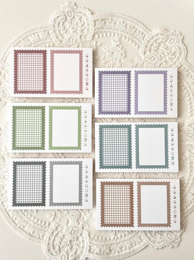 テープ・マスキングテープ [GGAGGONG] Post Sticker Frame Memo 1