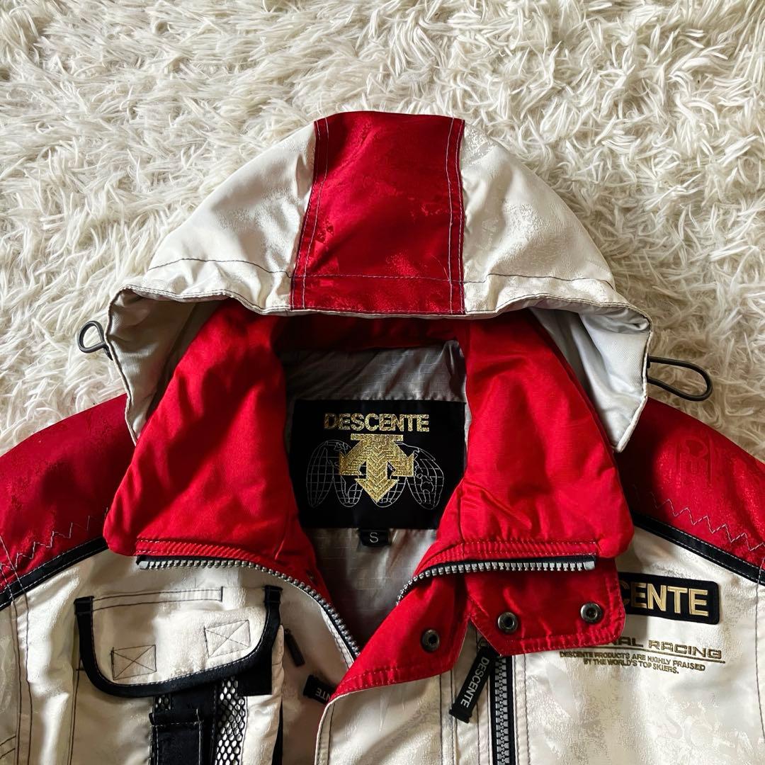 #3L✨DESCENTE✨スキーウェア 上下セット メンズS 90s レトロ