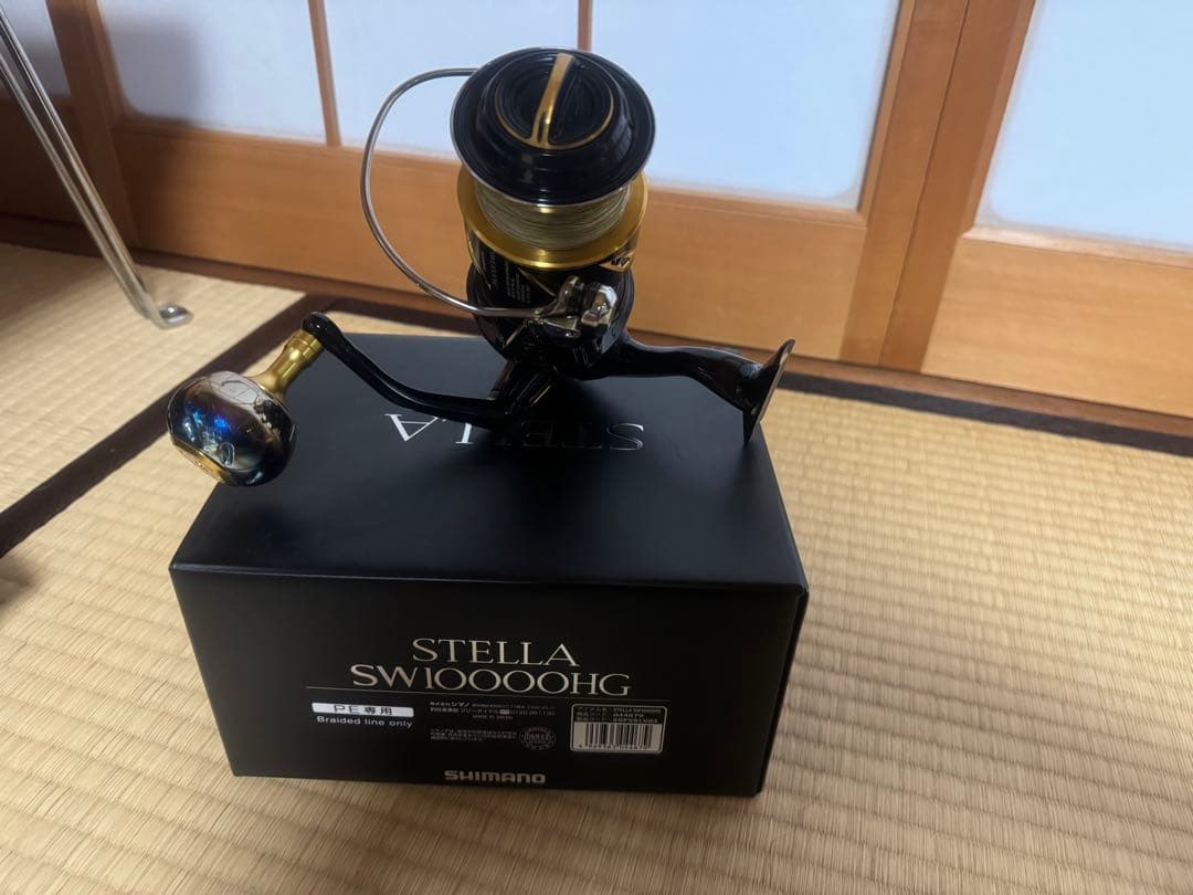 STELLA SW10000HG リール　リブレカスタムノブ付き