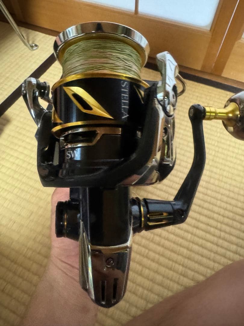 STELLA SW10000HG リール　リブレカスタムノブ付き