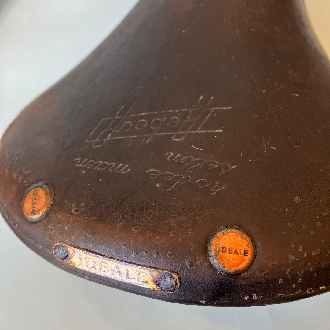 フランス製イデアルサドル90 、純正ヤグラ、アルミベース専用ゼウスシートポスト