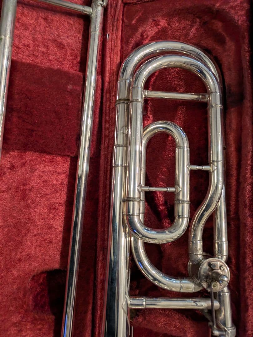 ヤマハ　トロンボーン　銀メッキ　太管