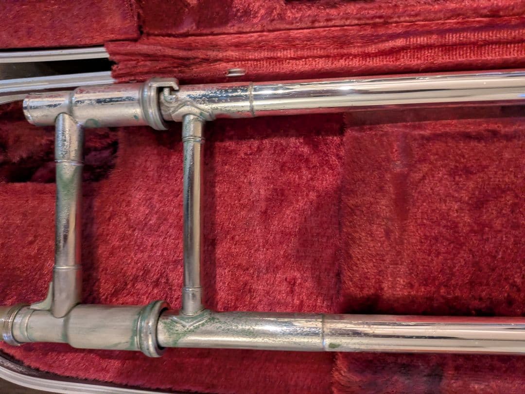 ヤマハ　トロンボーン　銀メッキ　太管