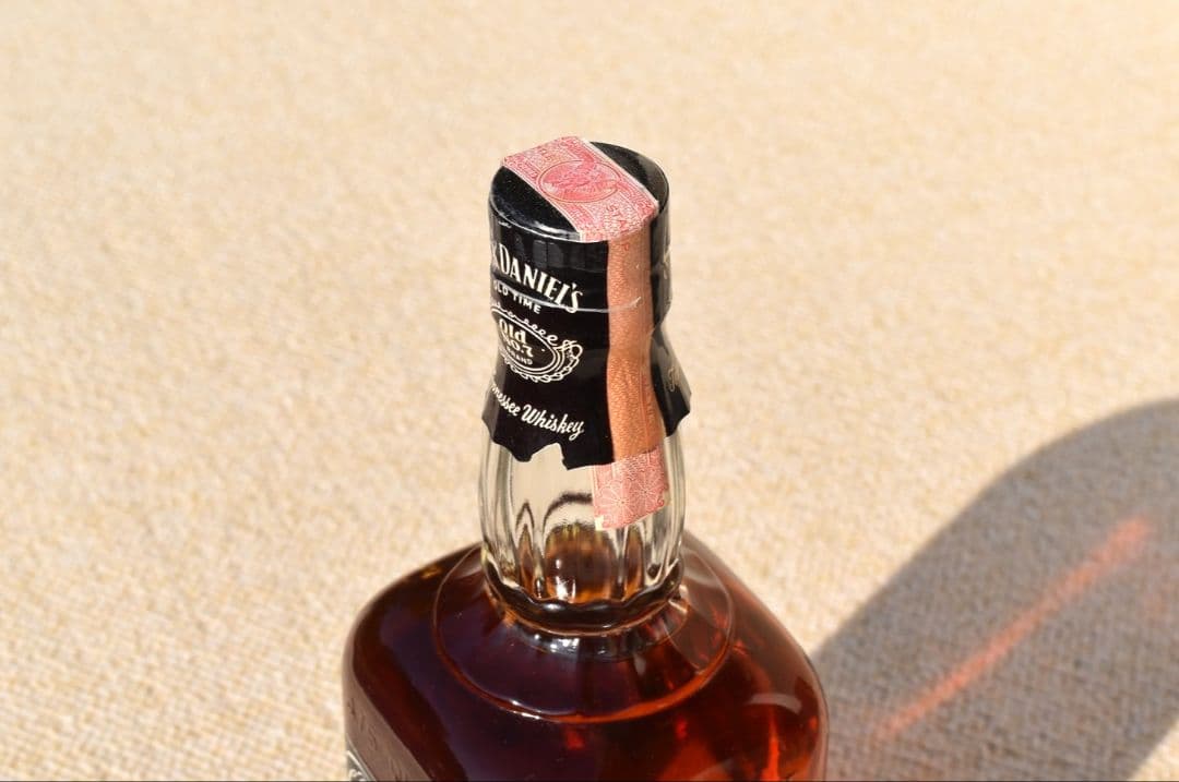 希少！■ ジャックダニエル 旧ボトル 4/5QUART 赤紙封印 45% ■