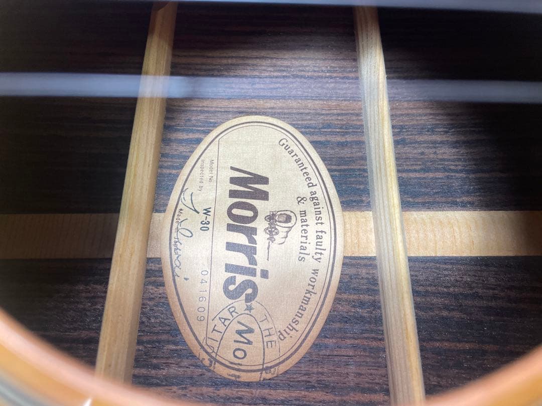 80s ビンテージ　Morris Ｗ-30 良音　ハードケース