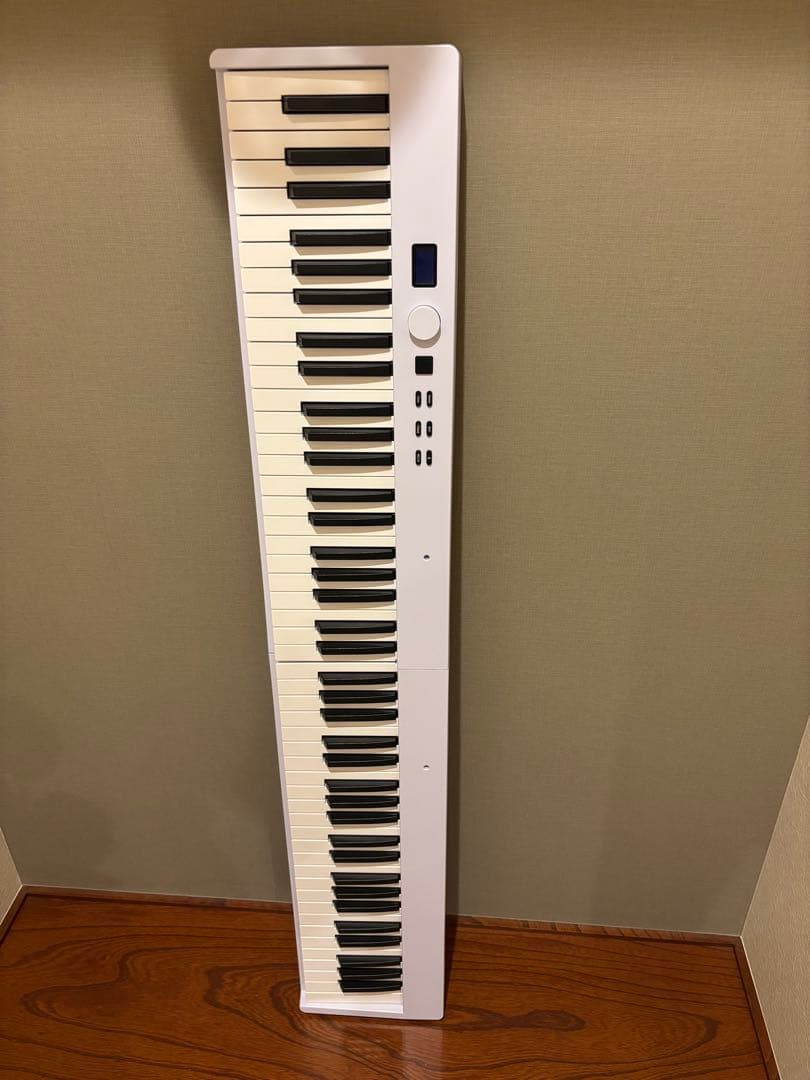 電子キーボード 88鍵盤 折りたたみ充電式 MIDI Bluetooth対応