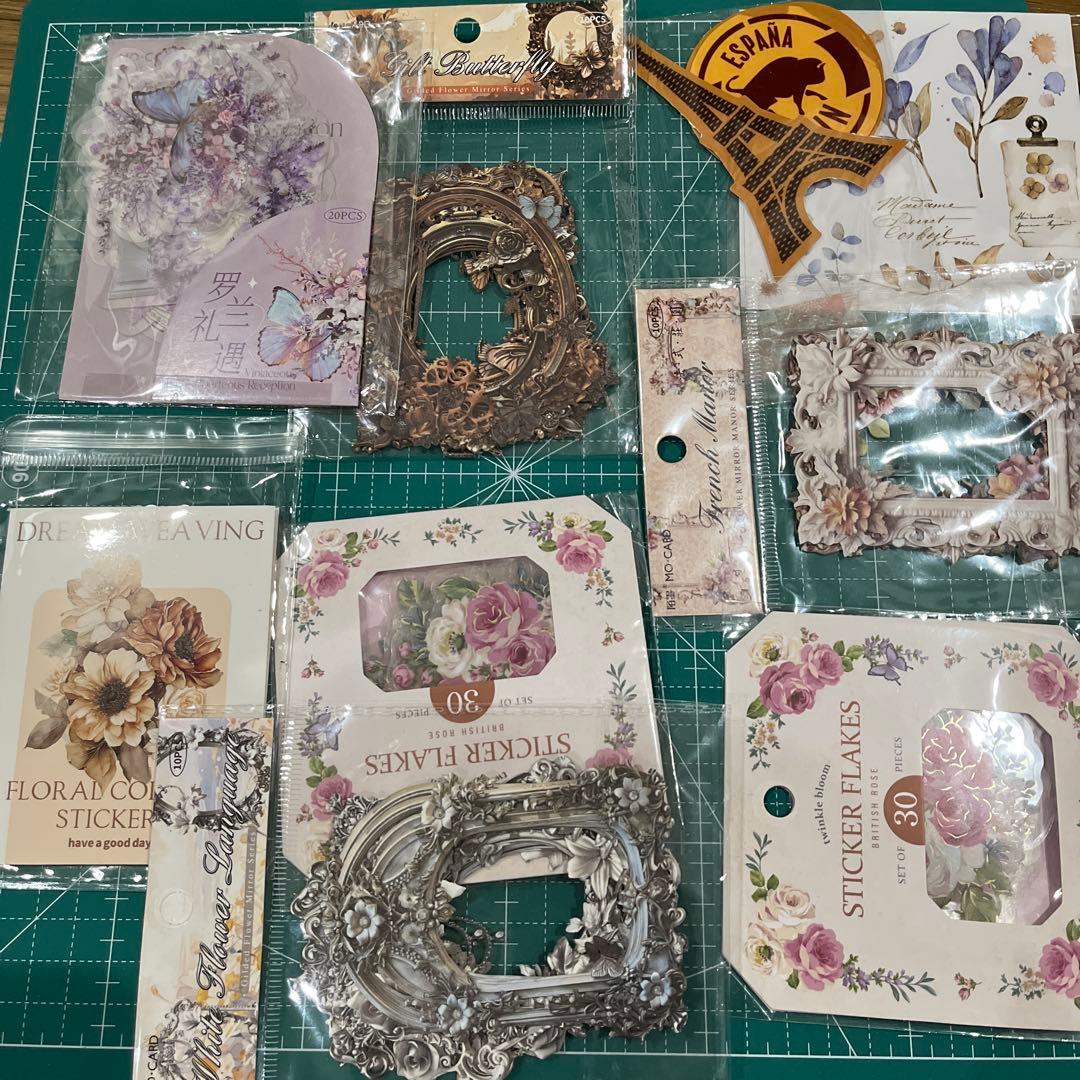 約3.8kg コラージュ 紙モノ 切手 チケット 異素材 まとめ売り 大量