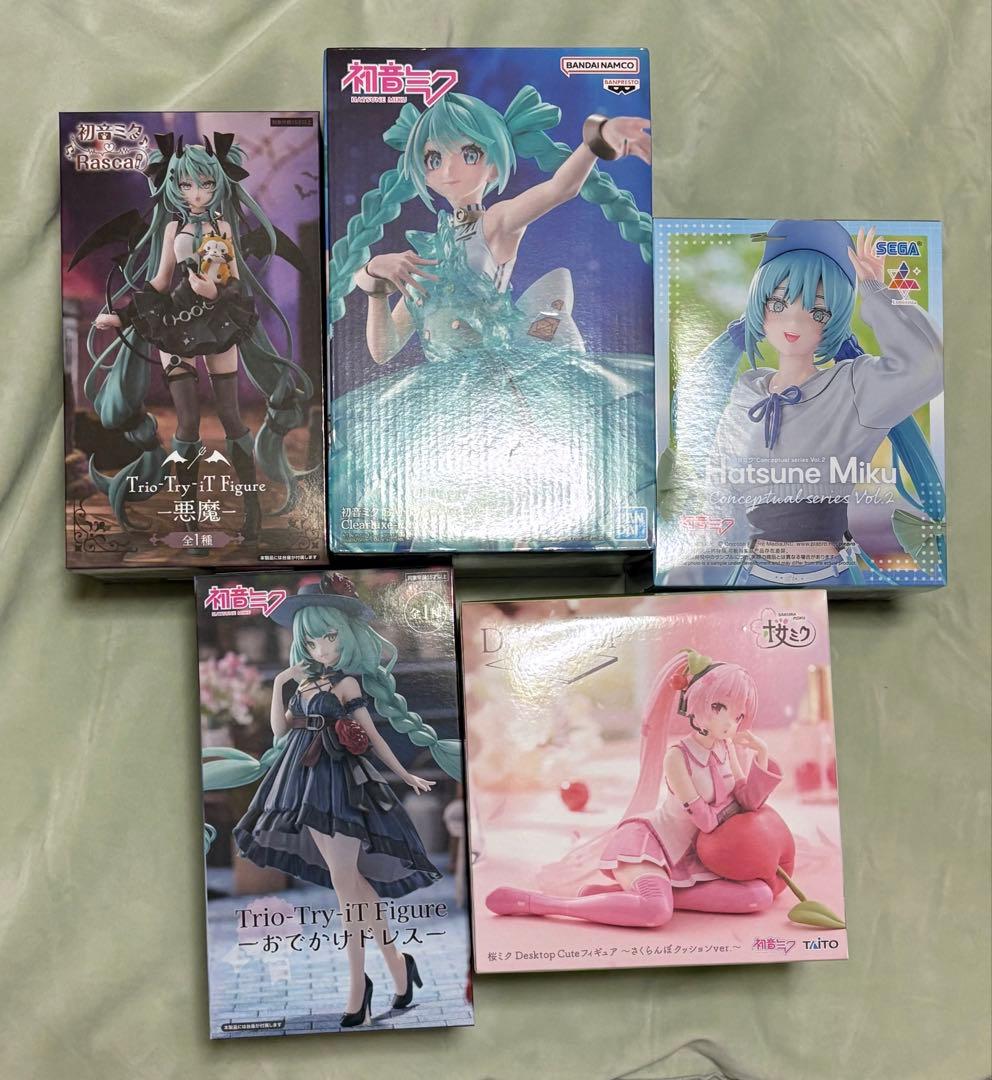 【新品未開封】 初音ミク 桜ミク フィギュア まとめ売り