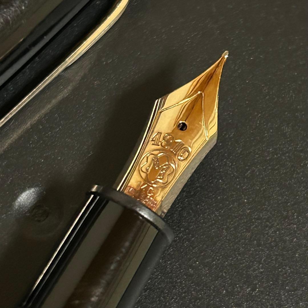 モンブラン マイスターシュテュック 146 万年筆 585 14k 14c