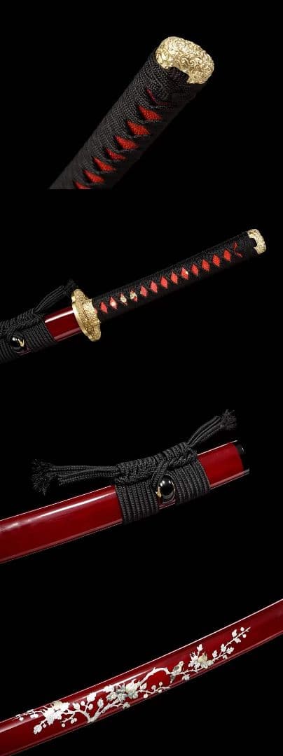 武具　刀装具　日本刀　模造刀   居合刀 『雪を踏んで梅を探す』