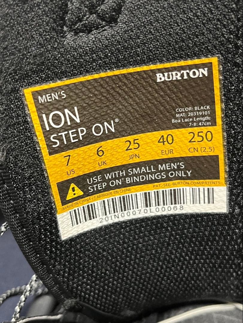 スノーボード BURTON STEP ON ION