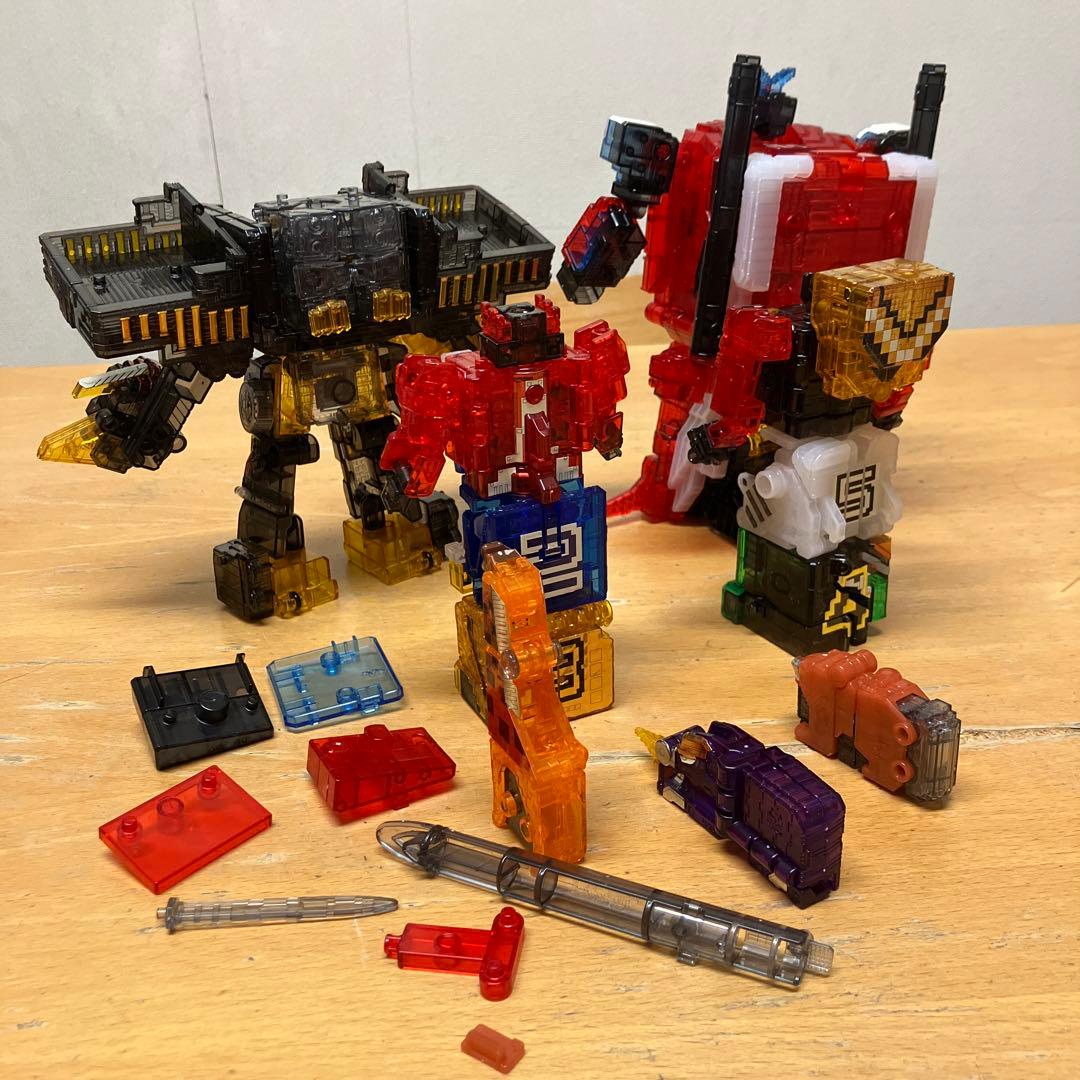 ミニプラ　動物戦隊　ジュウオウジャー　クリア　ワイルドトウサイドデカキング　食玩