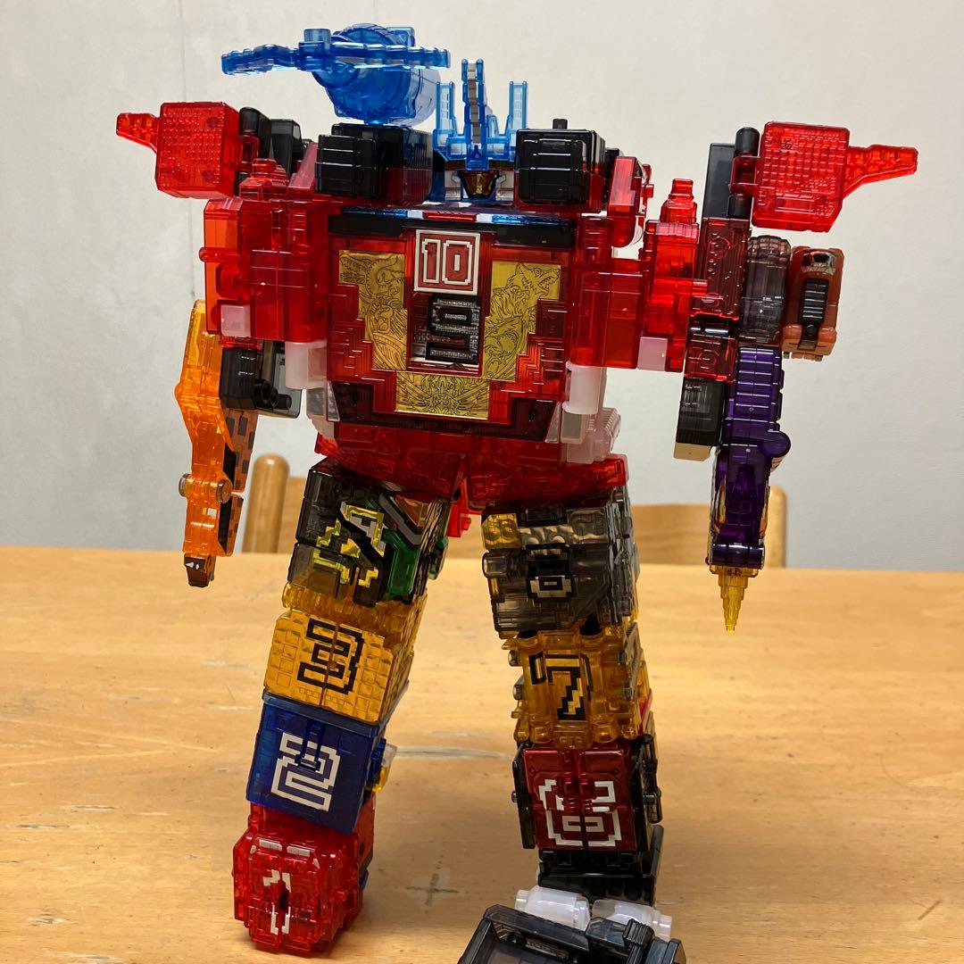 ミニプラ　動物戦隊　ジュウオウジャー　クリア　ワイルドトウサイドデカキング　食玩