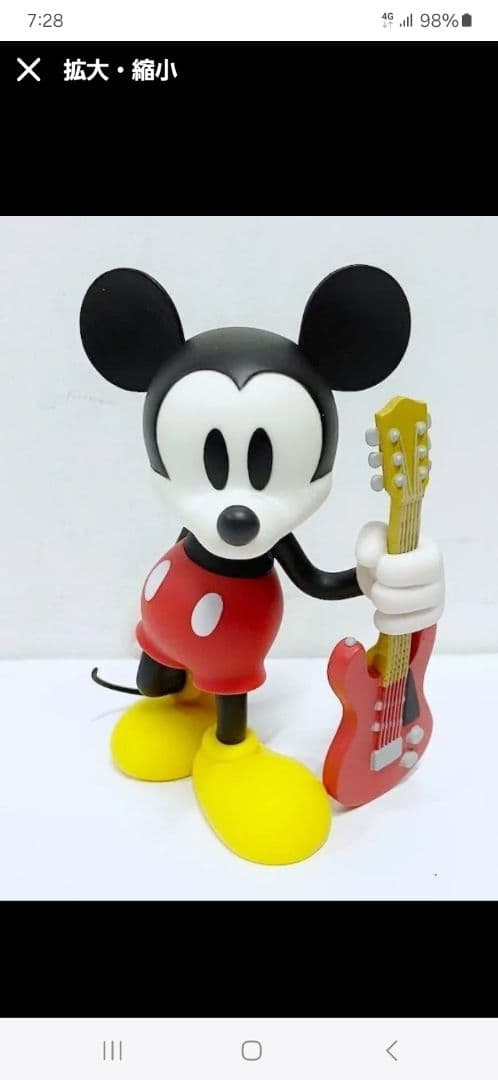 NUMBER(N)INE　ミッキーマウス　ギターフィギュア