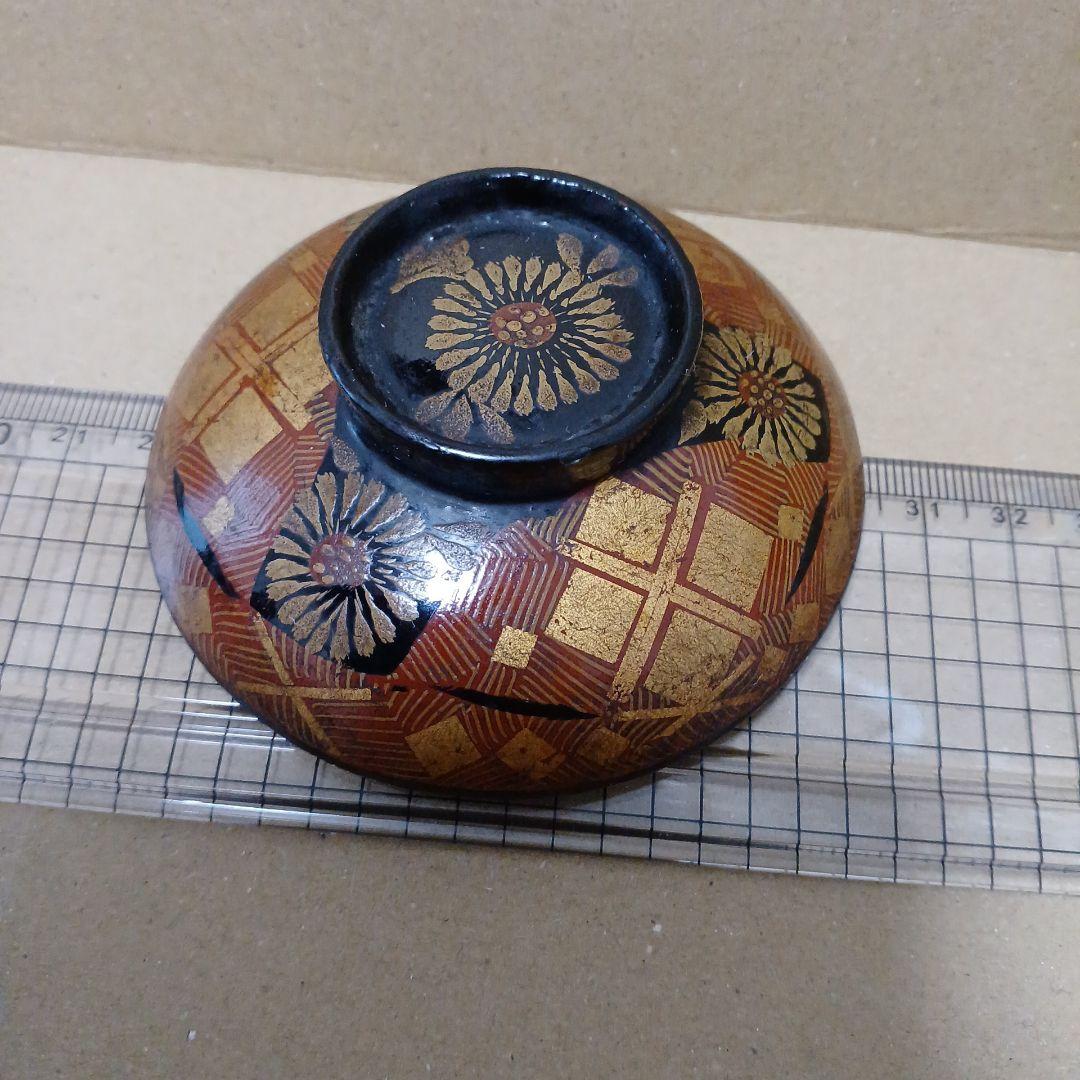 江戸時代の秀衝塗　椀