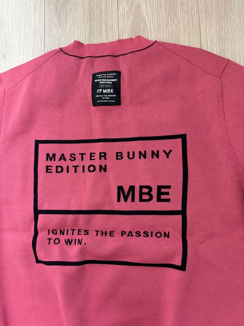 新品☆MASTER BUNNY EDITION ピンクセーター L