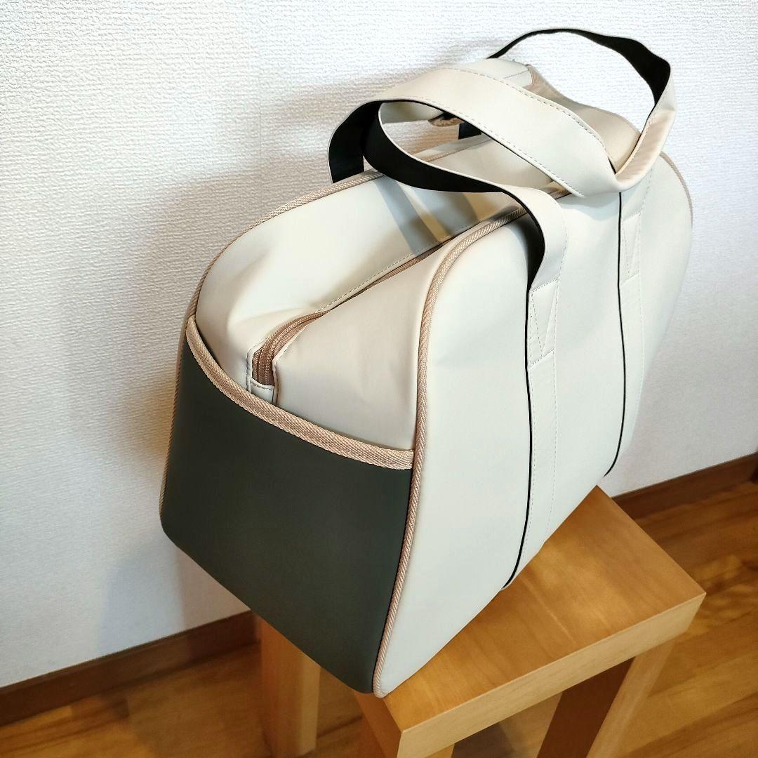 未使用 プーマゴルフ ベーシックボストンバッグクリーム/カーキ2024年製