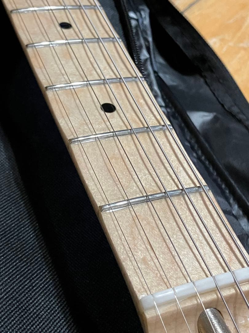 美品 SCHECTER PS-ST-DH-SC /BLK/M スキャロップ 限定