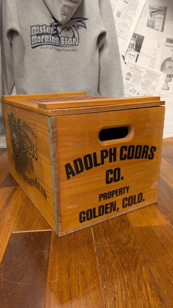 Coors ヴィンテージ木製ボックス