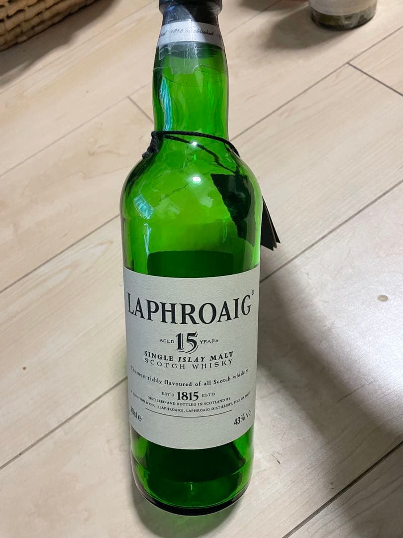 Laphroaig 15年 オールドボトル　空き瓶・美品