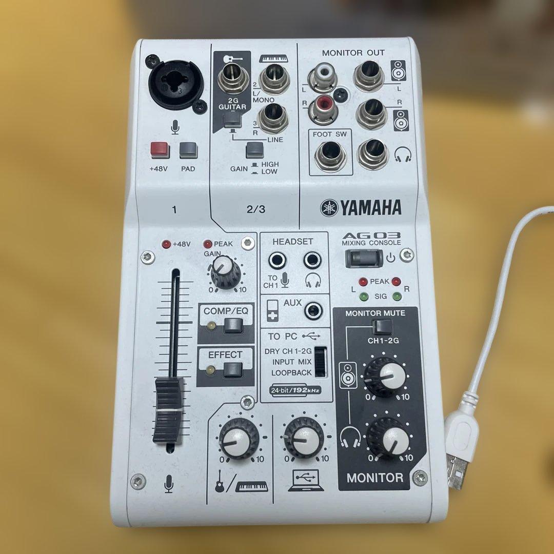 【ぬこぬこ】YAMAHA AG03 ミキシングコンソール