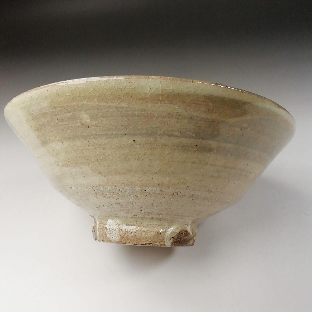 Ｔ５７９　茶碗　『粉引茶碗』『渡辺六郎』　共箱　抹茶碗　茶道具