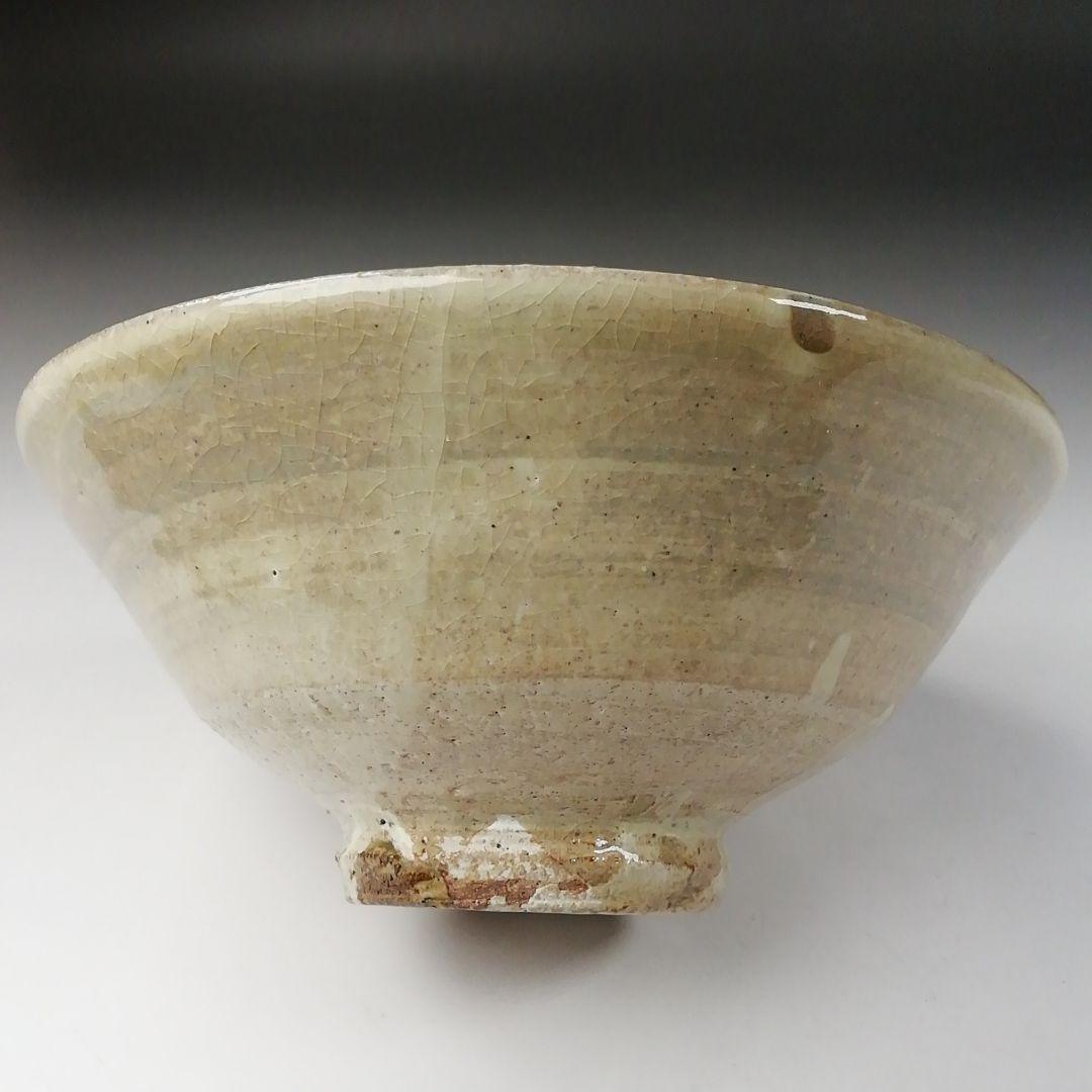 Ｔ５７９　茶碗　『粉引茶碗』『渡辺六郎』　共箱　抹茶碗　茶道具