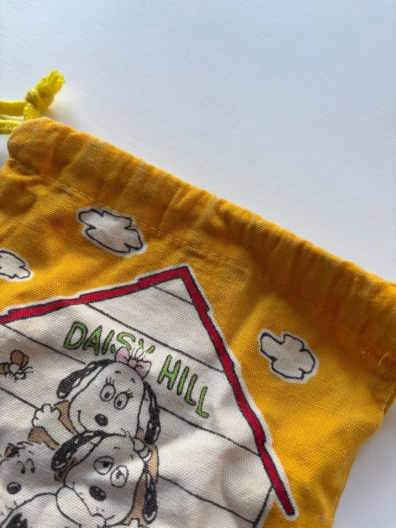 デイジーヒルパピーズ　ファミリア　巾着　平成　当時　スヌーピー　兄弟　ポーチ