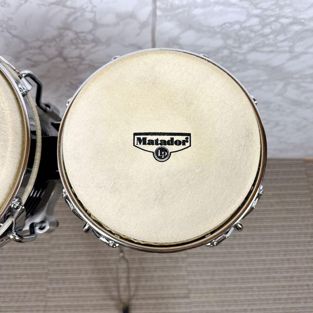 LP Matador ボンゴ M201 スタンド付き 打楽器 パーカッション