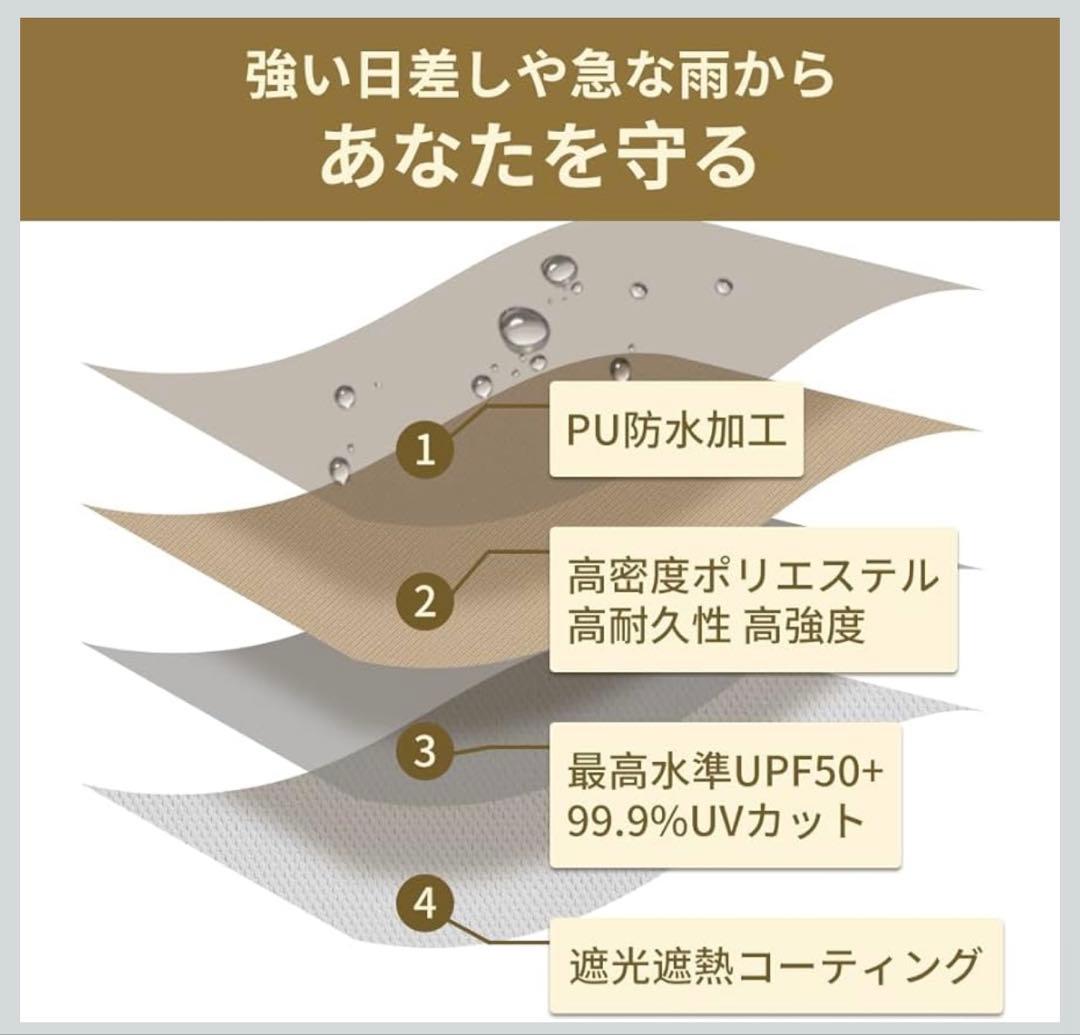 蚊帳付き　ワンアクション タープ 日よけ サンシェード 220cm 新品未使用