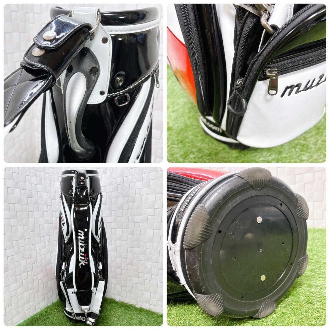 限定品 ムジーク キャディバッグ ジャパンデザイン 9.5インチ カート 3点式