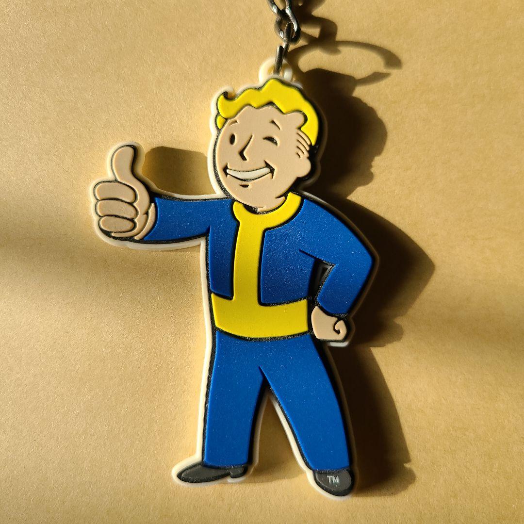 フォールアウト　fallout　Vault Boy ラバーキーホルダー