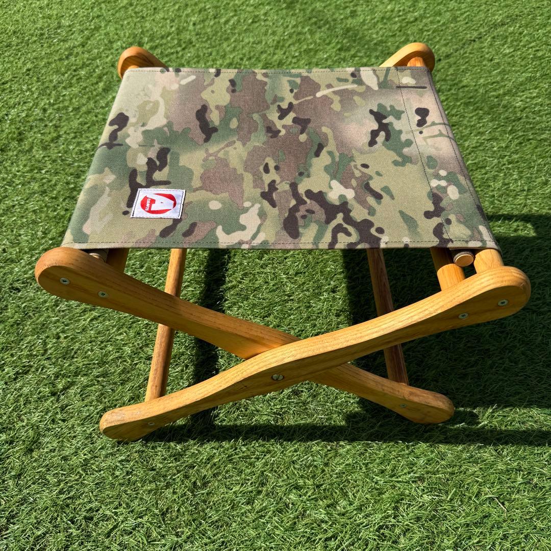 希少　風街道具店 EIスツール アシモクラフツ コラボ マルチカモ