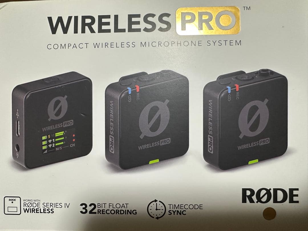 RODE WIRELESS PRO ワイヤレスマイク未使用に近い 動作確認のみ