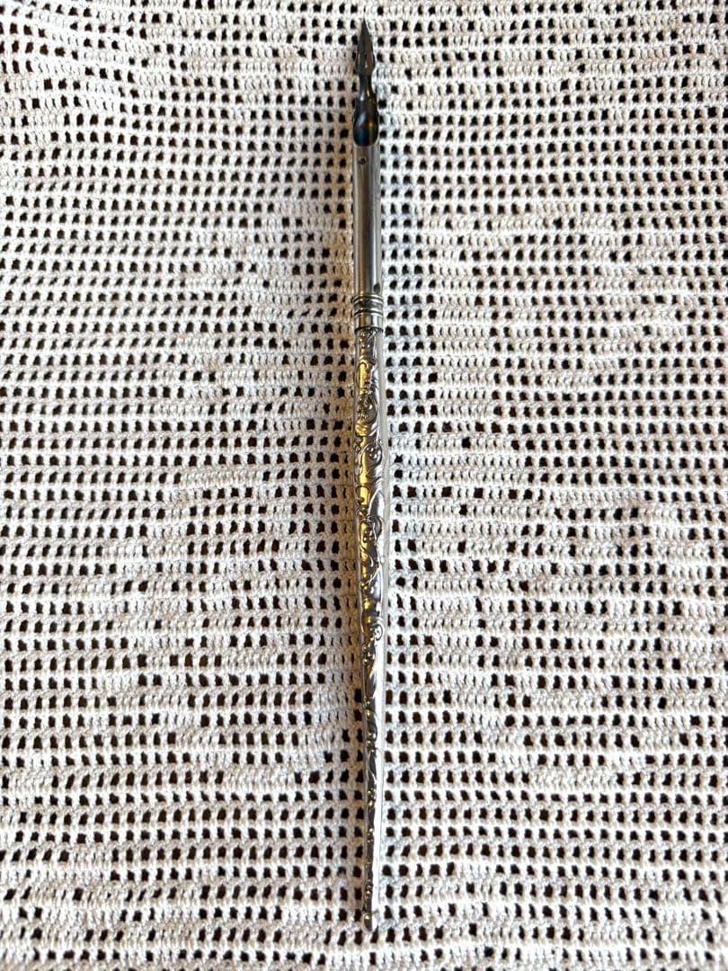 ♡フランスアンティーク　インクペン　ヤドリギ　カリグラフィー　アール・ヌーヴォー