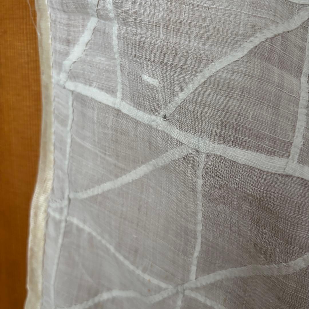 【約69cm】ポジャギ　韓国　アンティーク　骨董　モシ　麻　風呂敷　チョガッポ