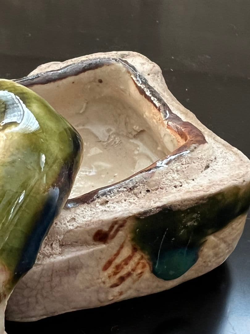 織部焼 香合 茶道具