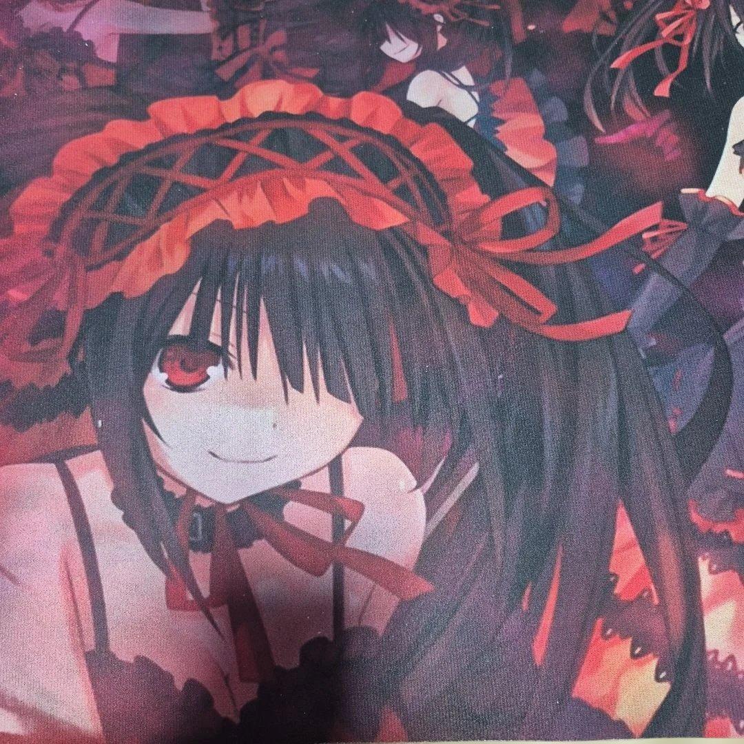 時崎狂三ロリータスタイル アニメキャラクター クッションプレイマット。