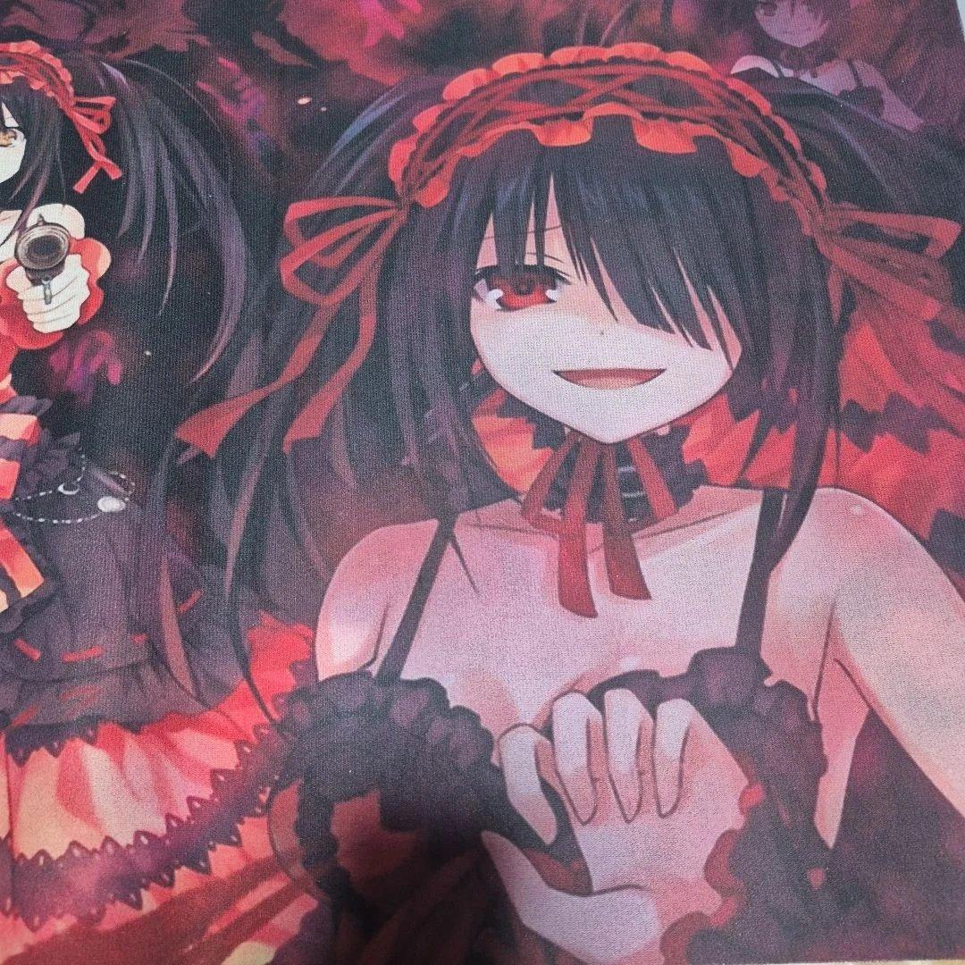 時崎狂三ロリータスタイル アニメキャラクター クッションプレイマット。