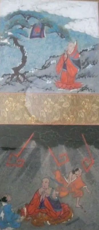 日蓮様、作者不詳絵伝部分