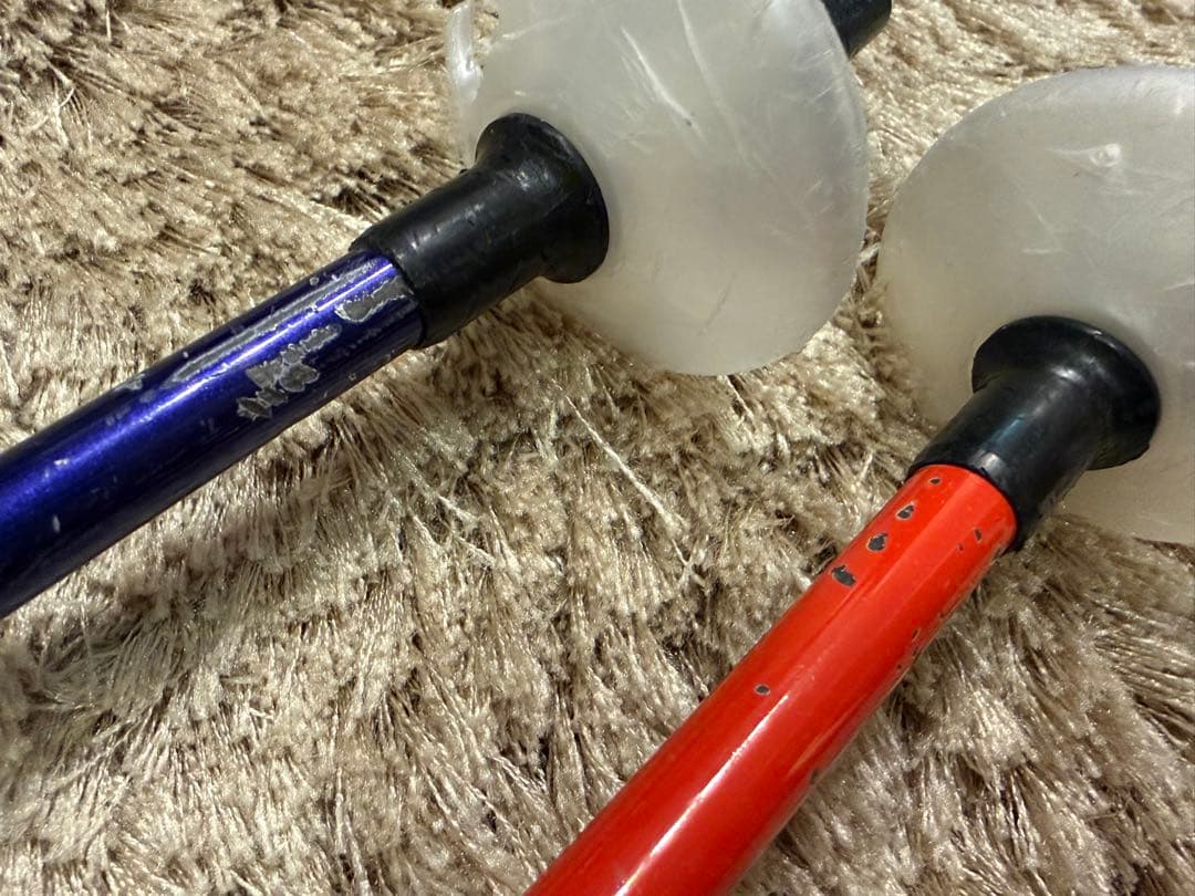 オガサカチーム限定　スキーストック　伸縮　95-120センチ　サイズ調整式