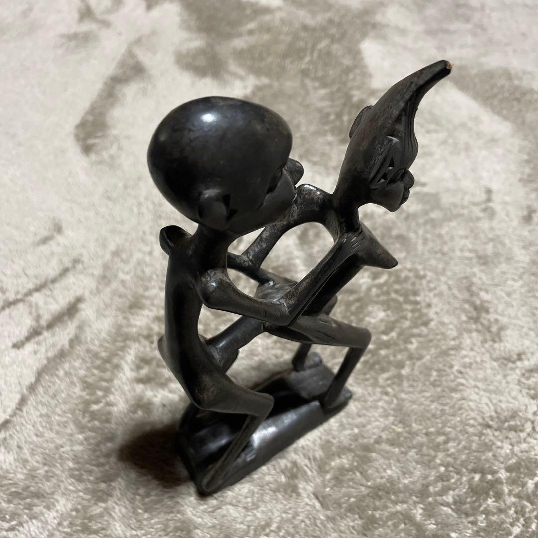 インドネシア・バリ島　木彫り　彫刻　男女