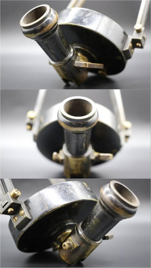 方位磁針 海軍 コンパス アンティーク 航海 革ケース 軍物