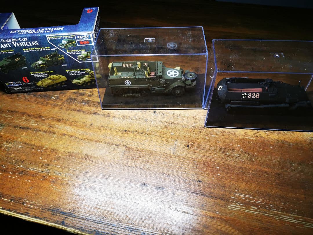 1/43 童友社　M3A3 , Sd.Kfz.251完成模型　美品　激レア
